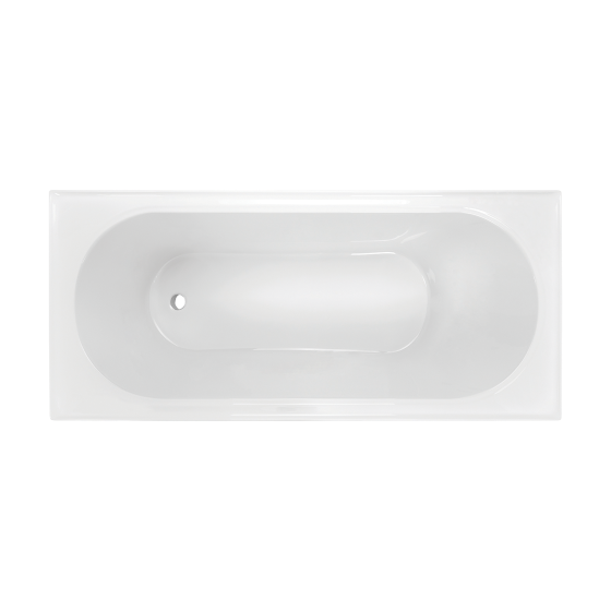 Naples Inset Bath 1665mm With Tile Bead