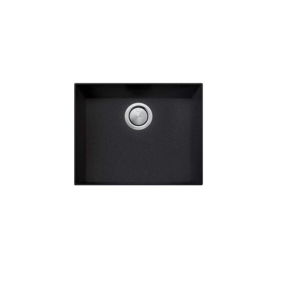 Santorini Black Grande Bowl Undermount Sink