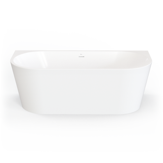 Naples Back To Wall Bath With Overflow 1700mm